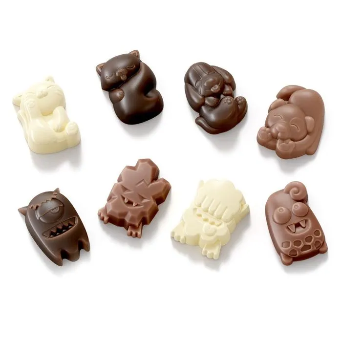 Zoku Chocolate Mold Set of 2 | Cat & Dog & Monster