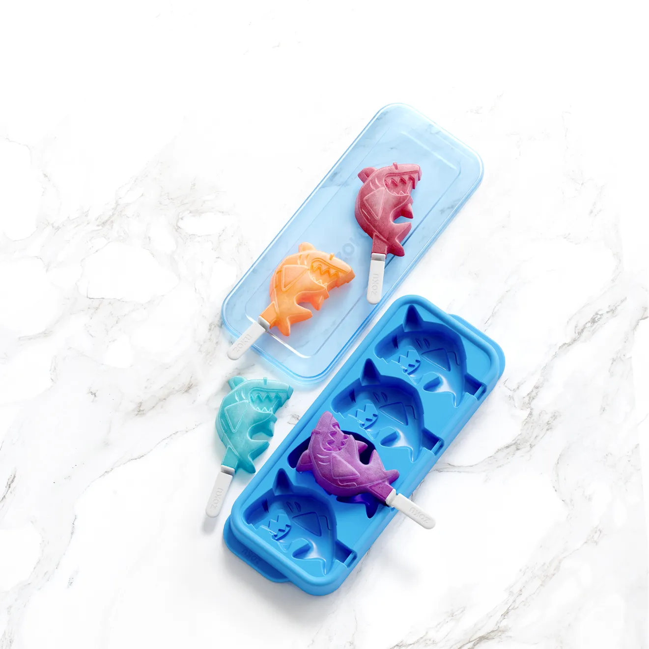 Zoku Ice Pop Mold | Shark