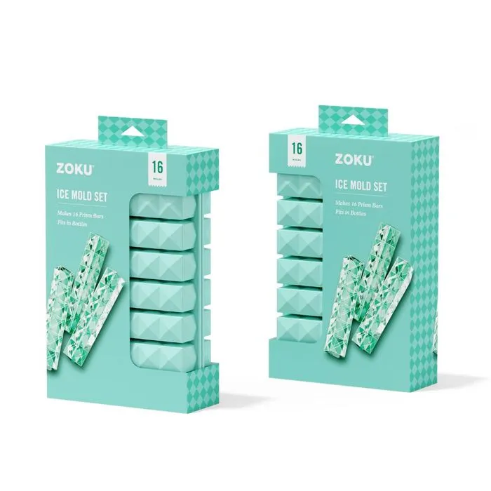 Zoku Ice Tray Set of 2 | Prism Bottle
