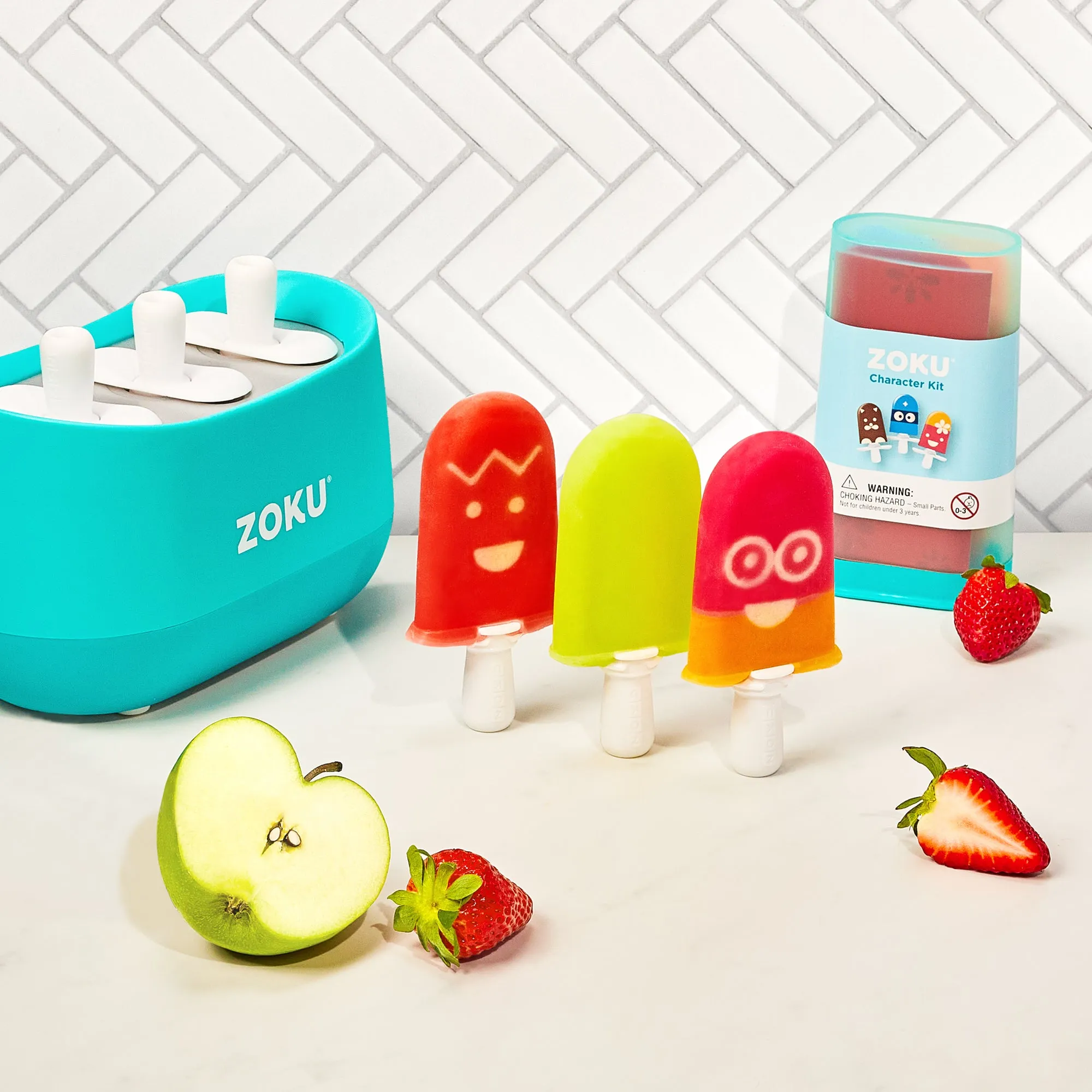 Zoku Triple Quick Pop Maker | Light Blue